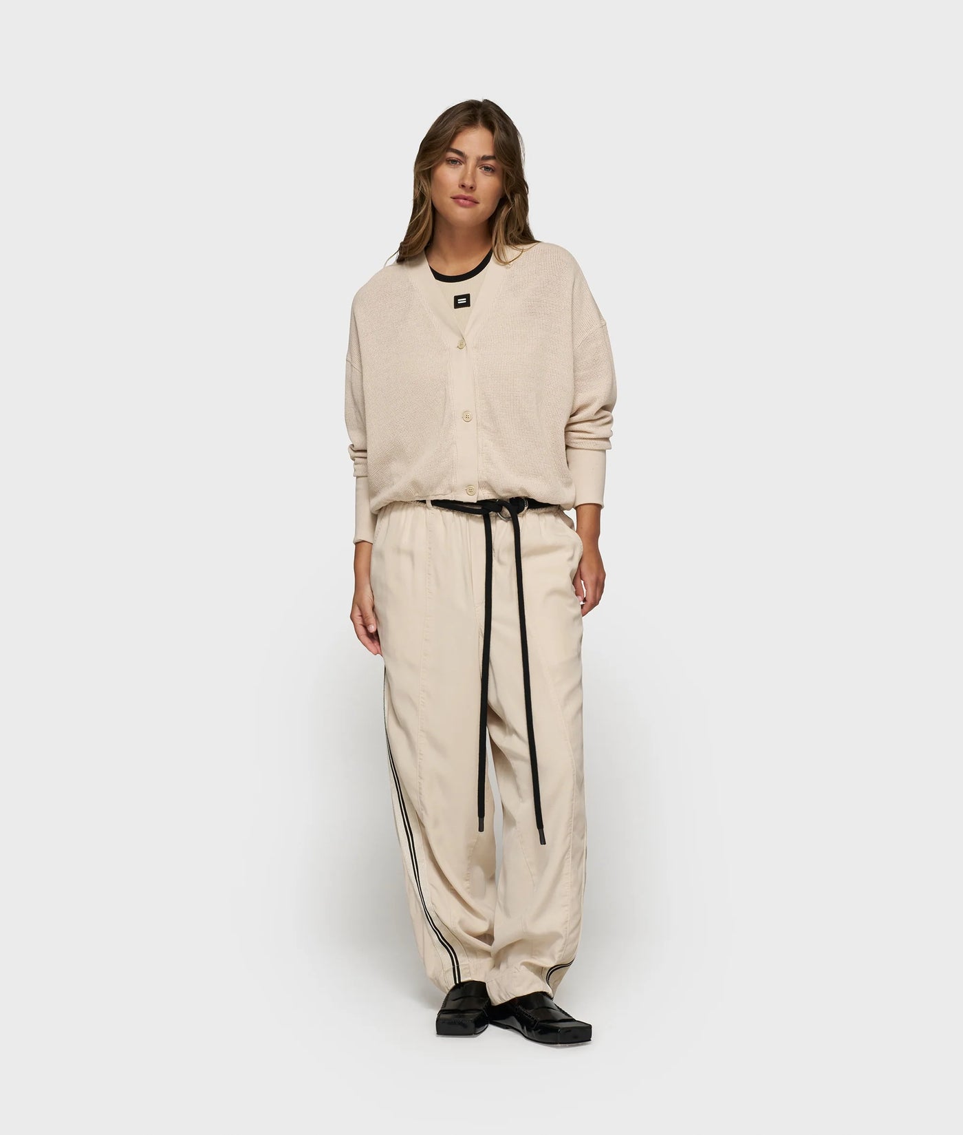 10DAYS Strickjacke - V-NECK CARDIGAN MESH