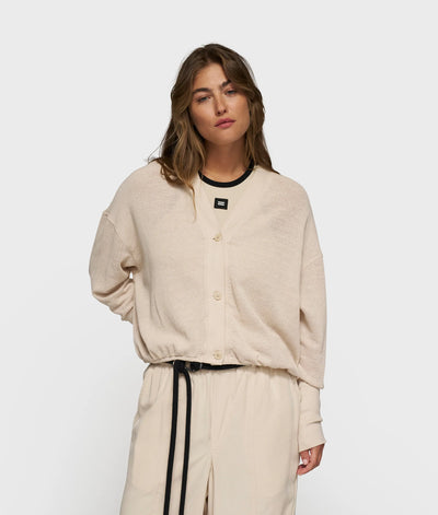 10DAYS Strickjacke - V-NECK CARDIGAN MESH