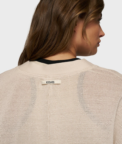 10DAYS Strickjacke - V-NECK CARDIGAN MESH