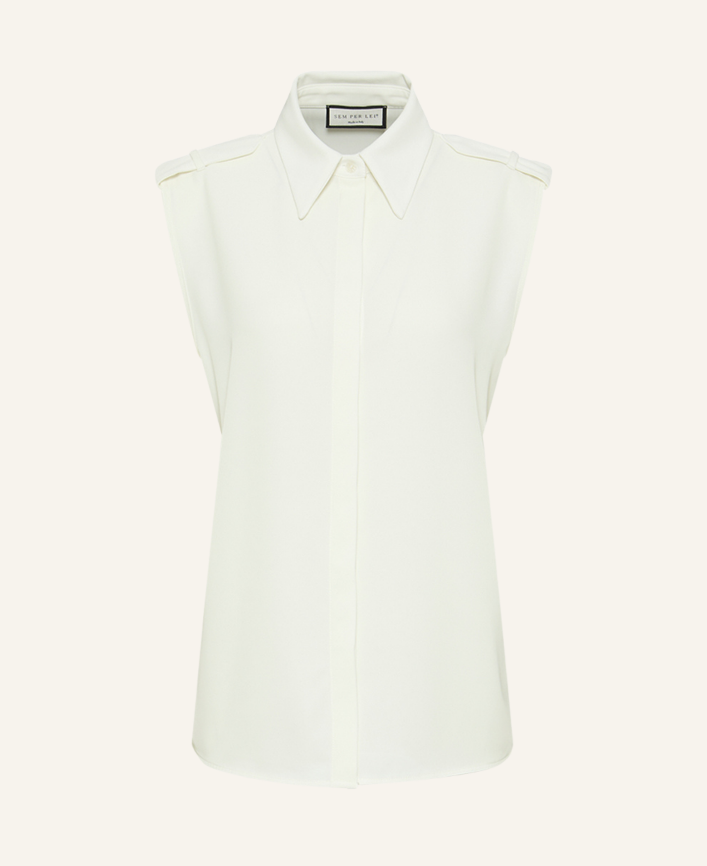 Sem per Lei ärmellose Bluse