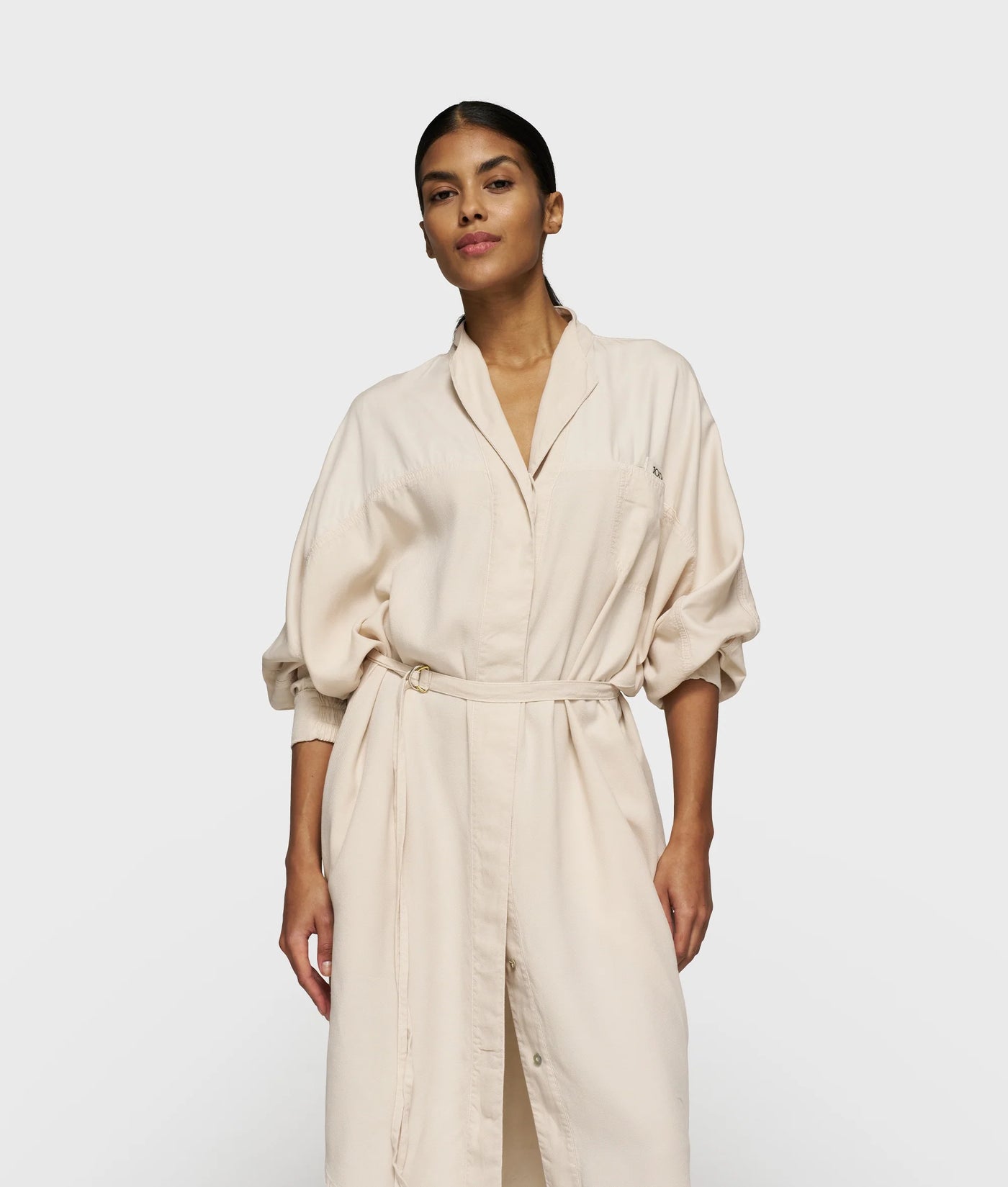 10DAYS Kleid - KIMONO DRESS TENCEL