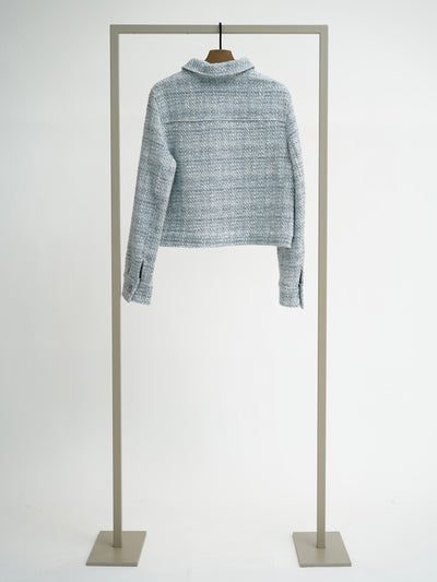 Herzen's Angelegenheit kurze Bouclé-Jacke