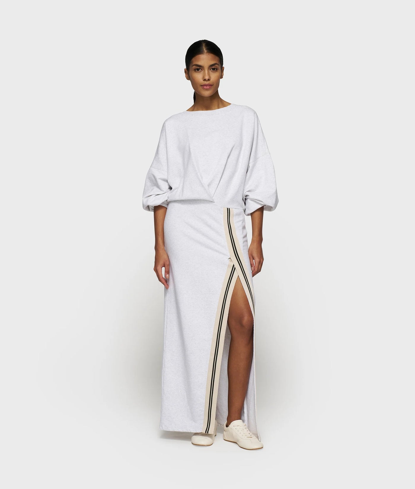 10DAYS Kleid - LONG WRAP DRESS GATHERING
