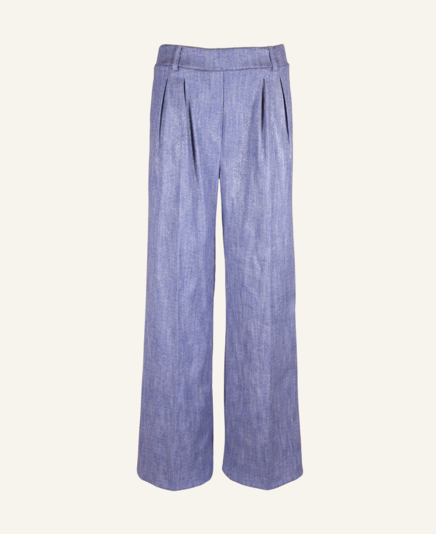 Sem per Lei schimmernde Stoffhose