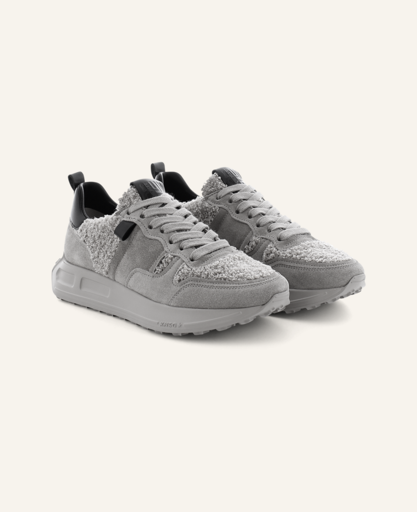Kennel & Schmenger Sneaker Race Teddy Grau