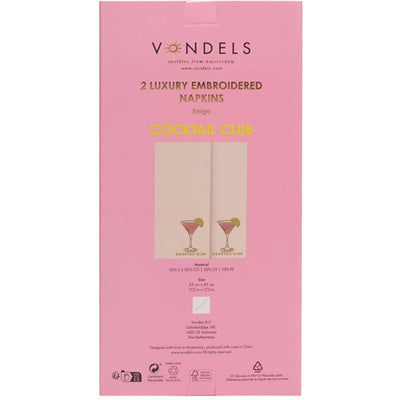 Vondels Stoffservietten COCKTAIL CLUB