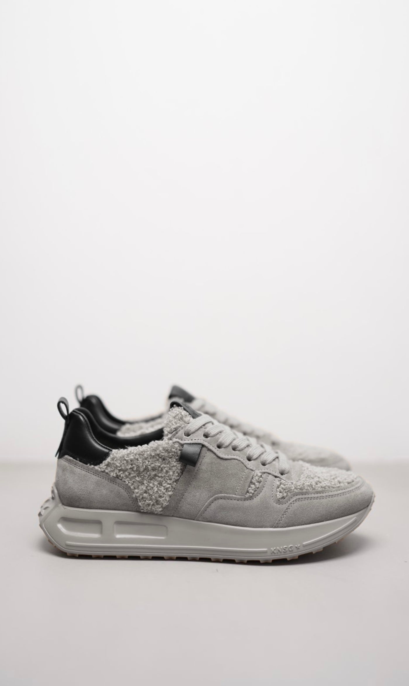 Kennel & Schmenger Sneaker Race Teddy Grau