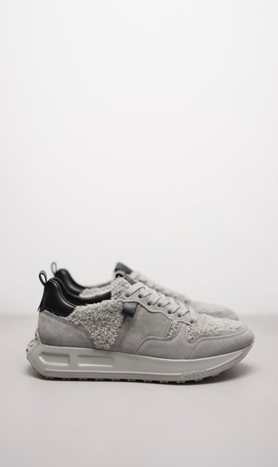 Kennel & Schmenger Sneaker Race Teddy Grau