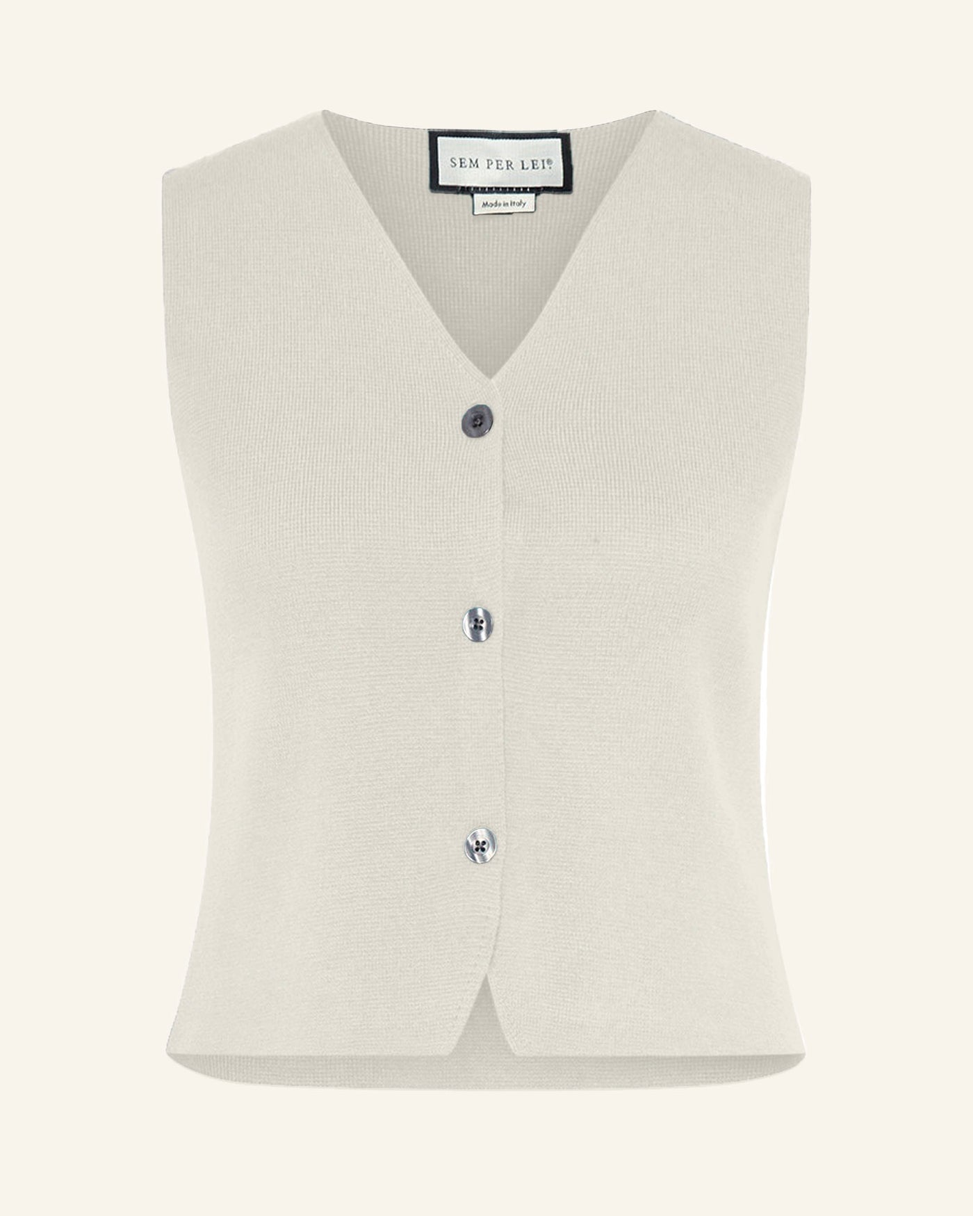 Sem per Lei Weste mit Cashmere black