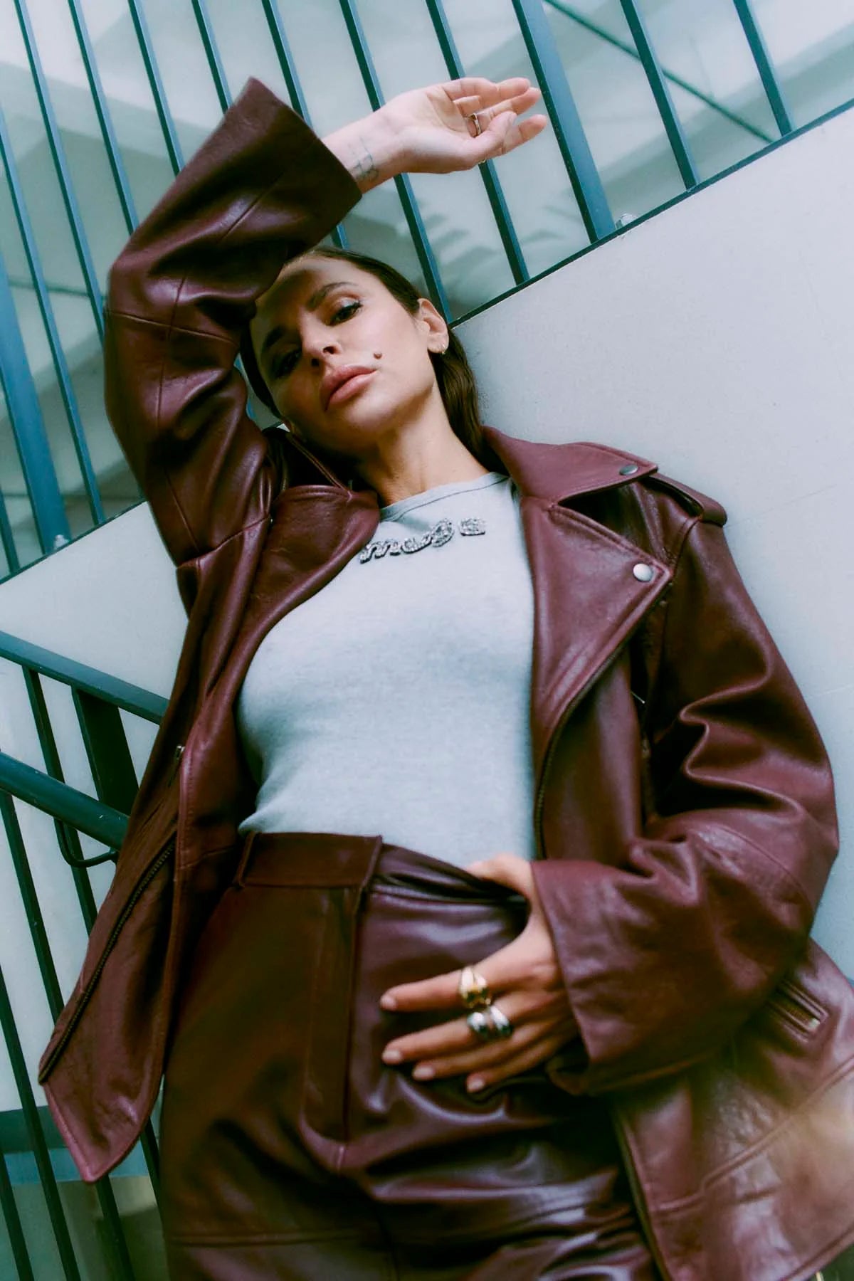 Copenhagen Muse CMSIV Top mit Perlen Grau