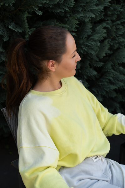 Liv Bergen Sweater Graz bleached gelb