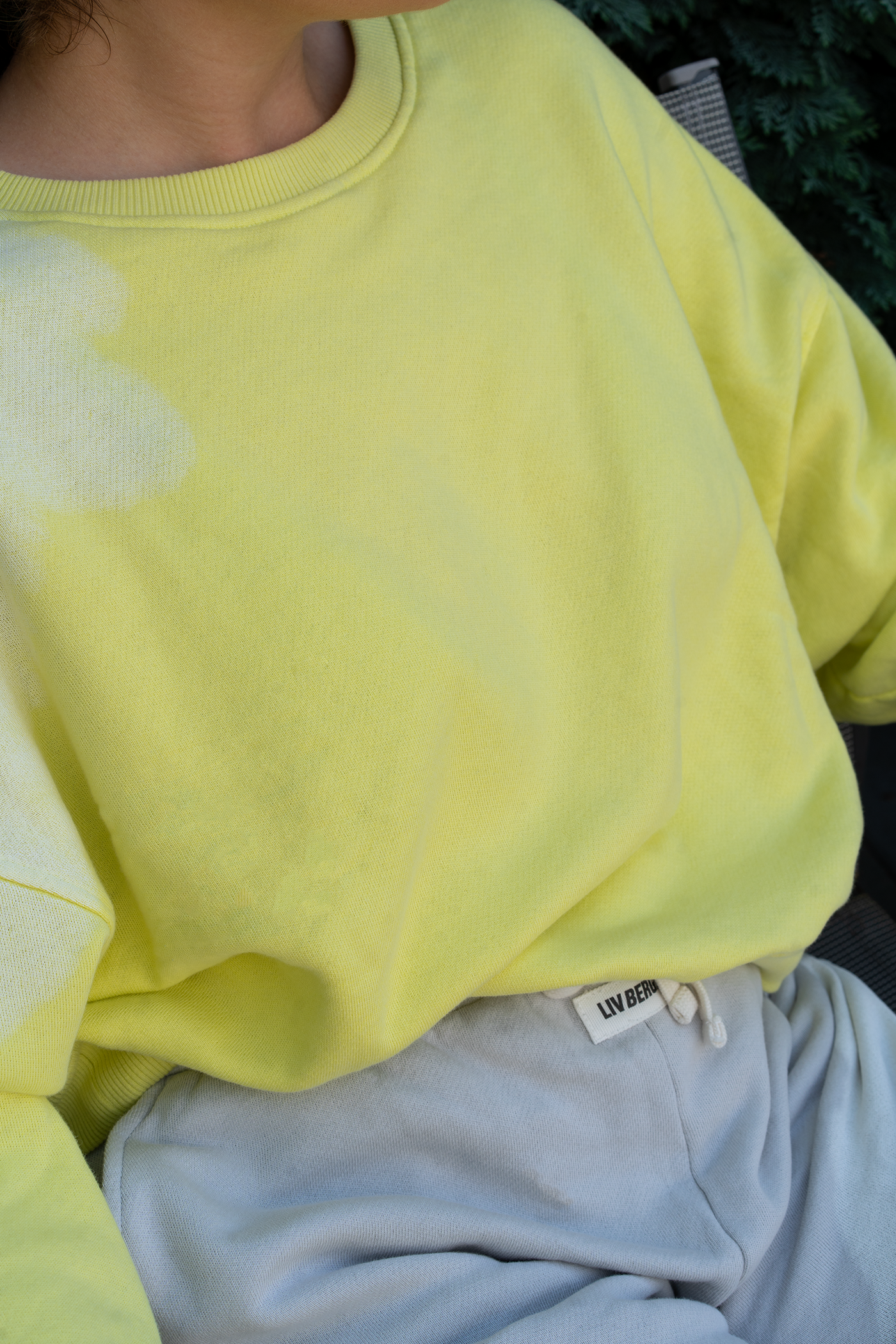 Liv Bergen Sweater Graz bleached gelb