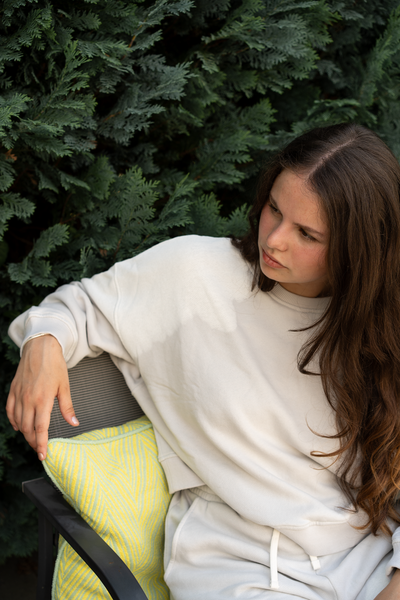 Liv Bergen Sweater Graz bleached grau