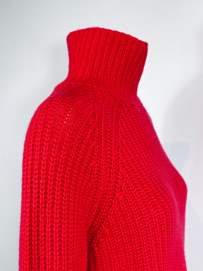 Sem per Lei Pullover mit Stehkragen cherry