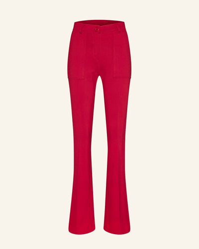 Sem per Lei Hose mit Taschen cherry