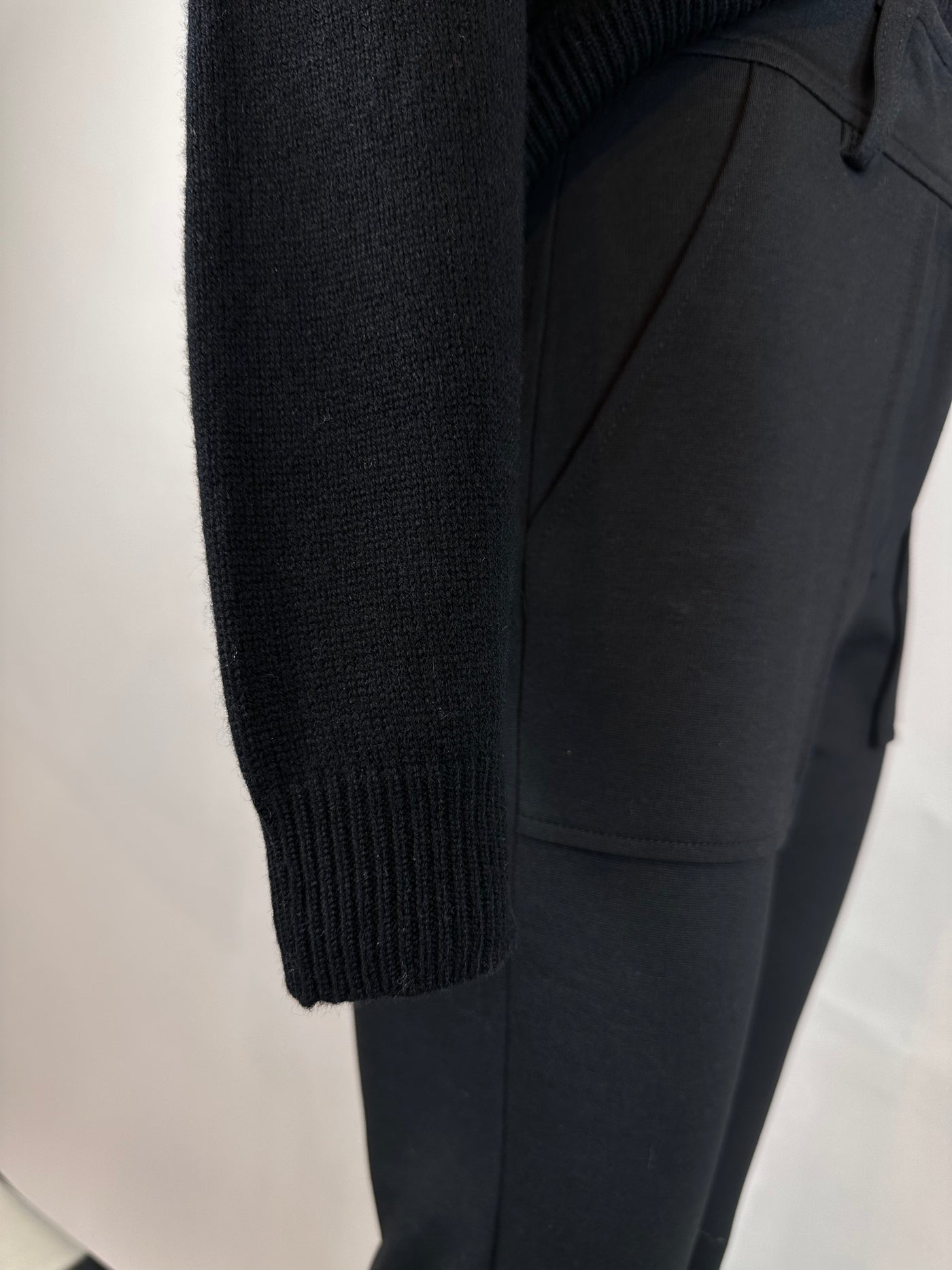 Sem per Lei Strickjacke mit Cashmere black