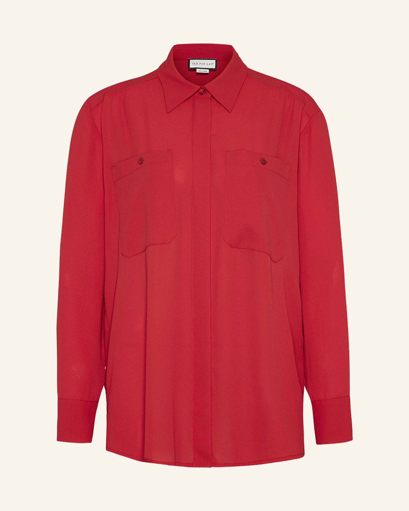 Sem per Lei Bluse mit Taschen
