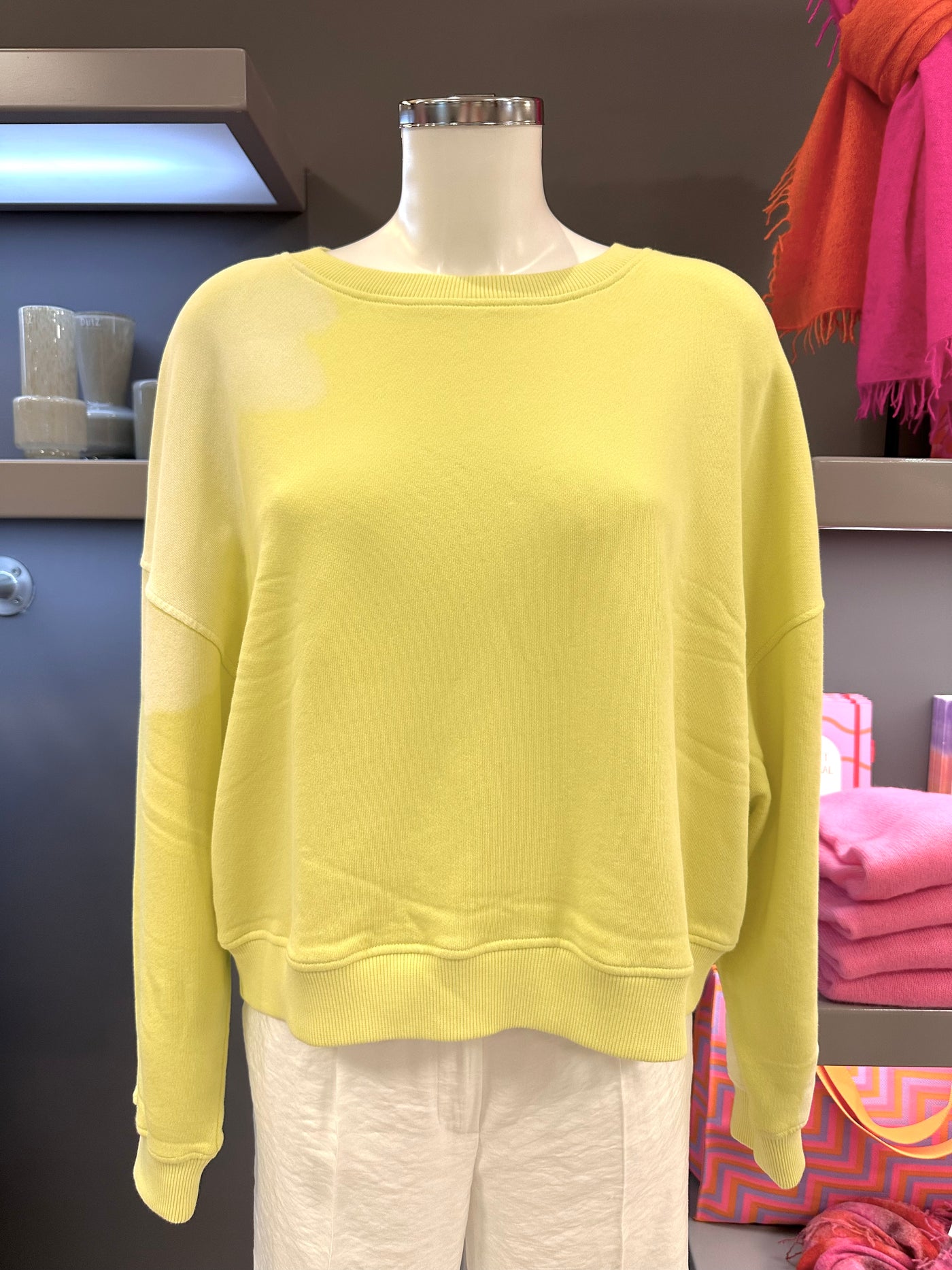 Liv Bergen Sweater Graz bleached gelb