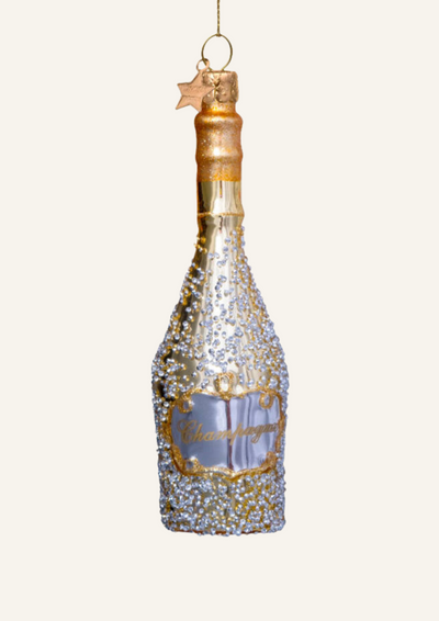 Vondels Baumschmuck Champagnerflasche