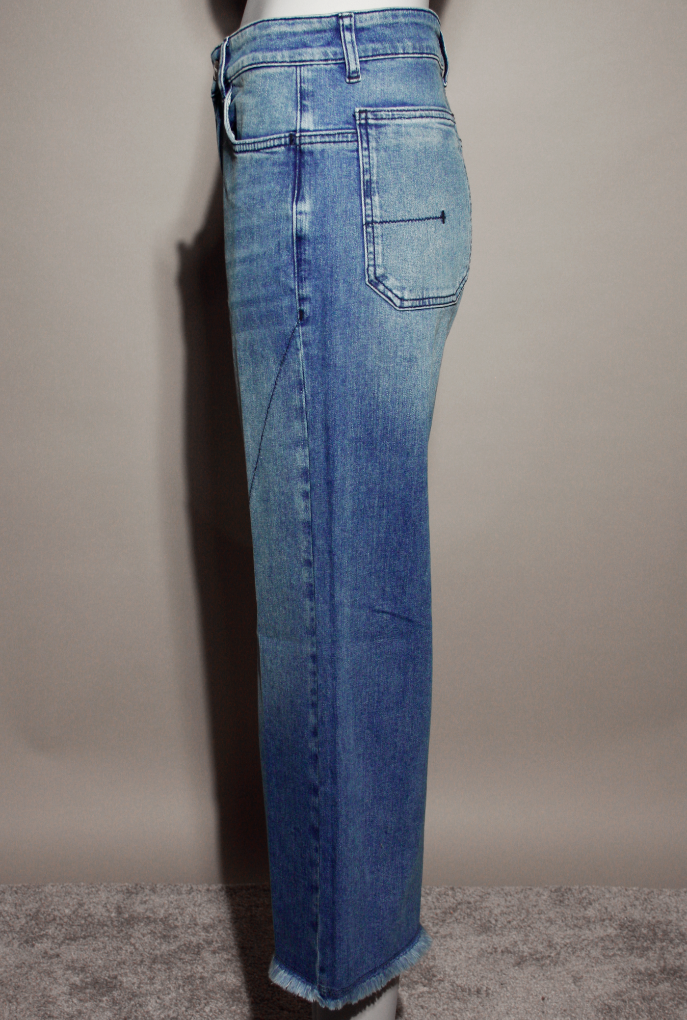Narli Culotte-Jeans mit Ziernähten