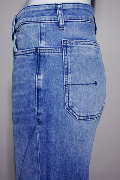 Narli Culotte-Jeans mit Ziernähten