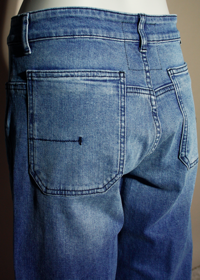 Narli Culotte-Jeans mit Ziernähten