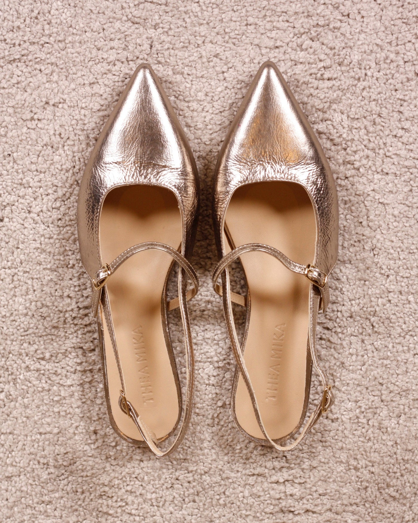 Thea Mika Sling Ballerina Gold