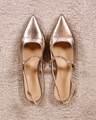 Thea Mika Sling Ballerina Gold