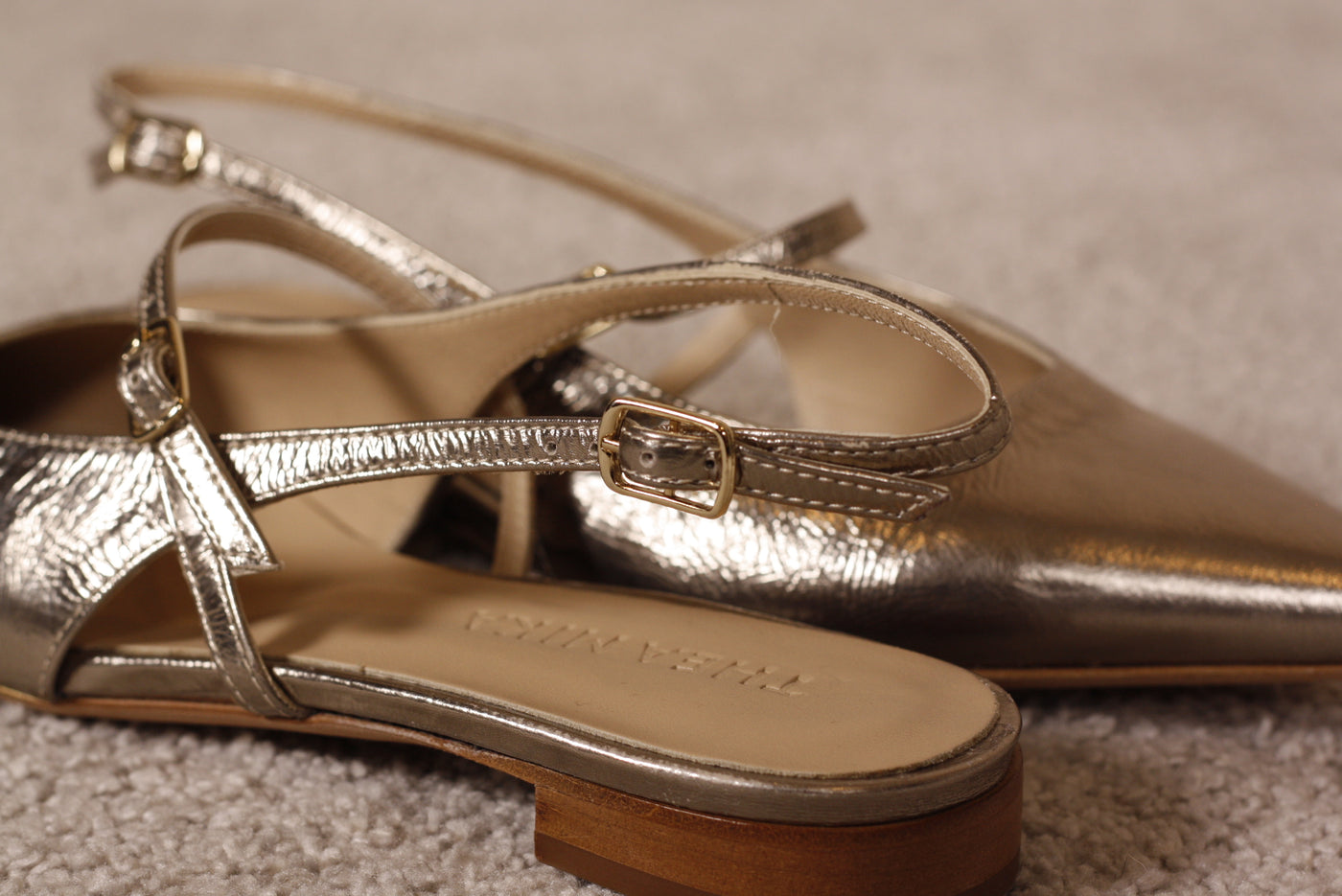 Thea Mika Sling Ballerina Gold