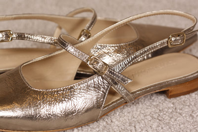Thea Mika Sling Ballerina Gold