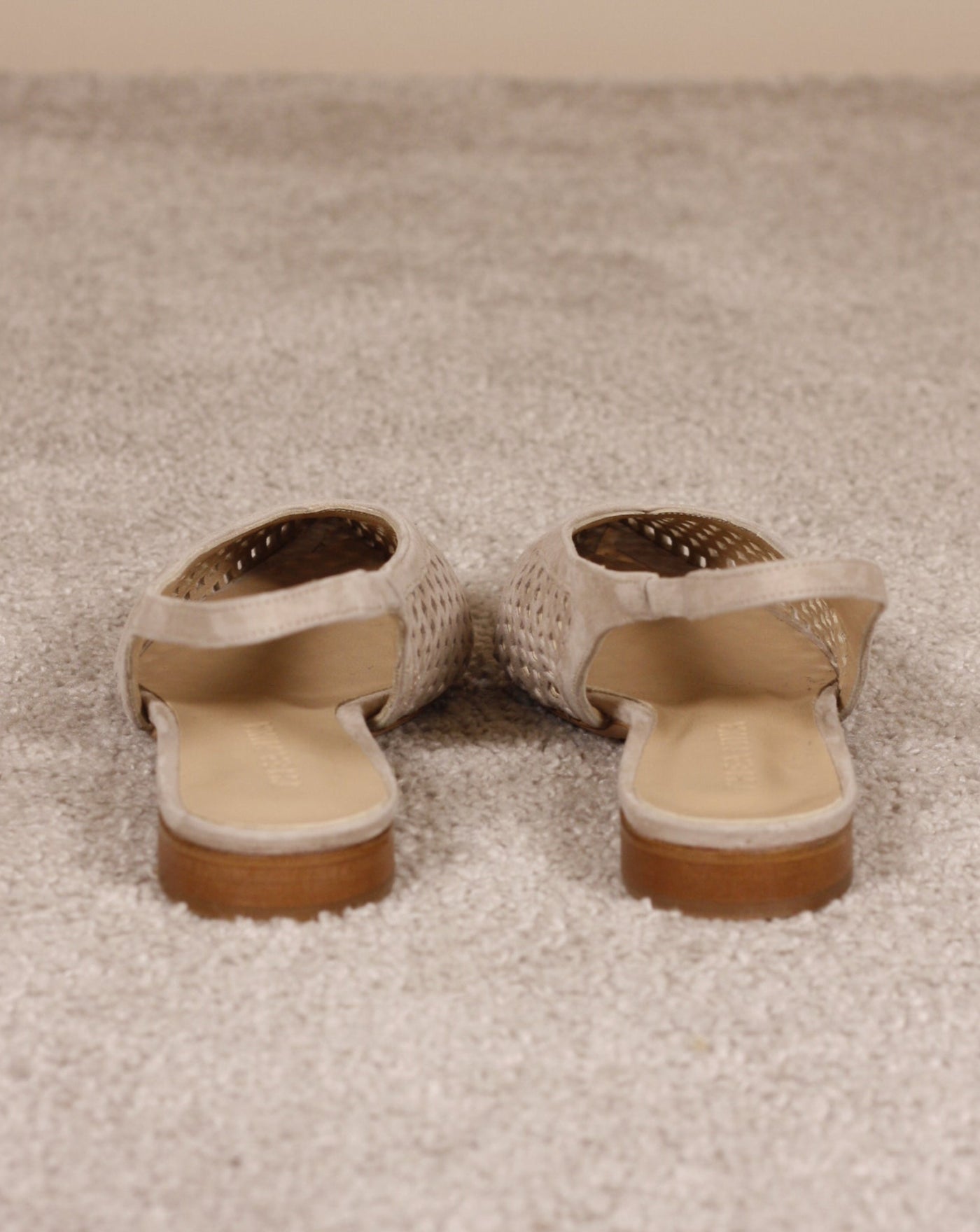 Thea Mika Sling Ballerina Beige Velours