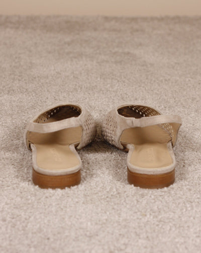 Thea Mika Sling Ballerina Beige Velours