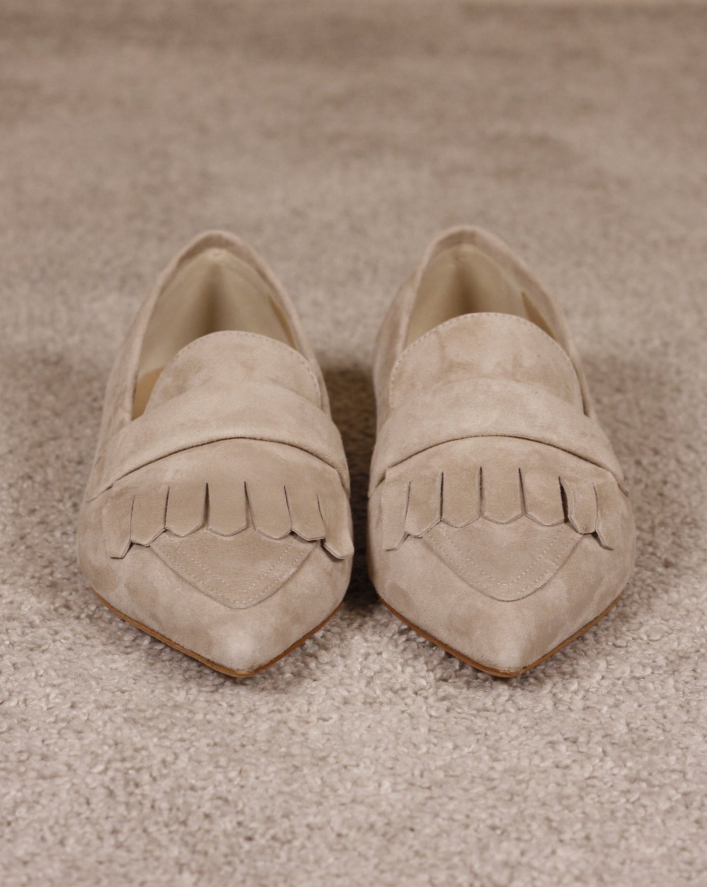 Thea Mika Loafer Beige Velours