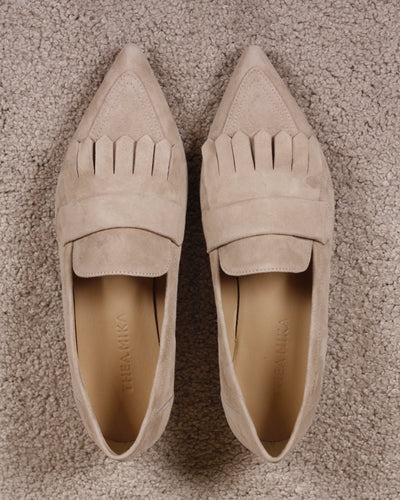 Thea Mika Loafer Beige Velours