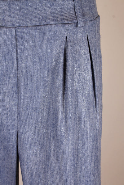 Sem per Lei schimmernde Stoffhose