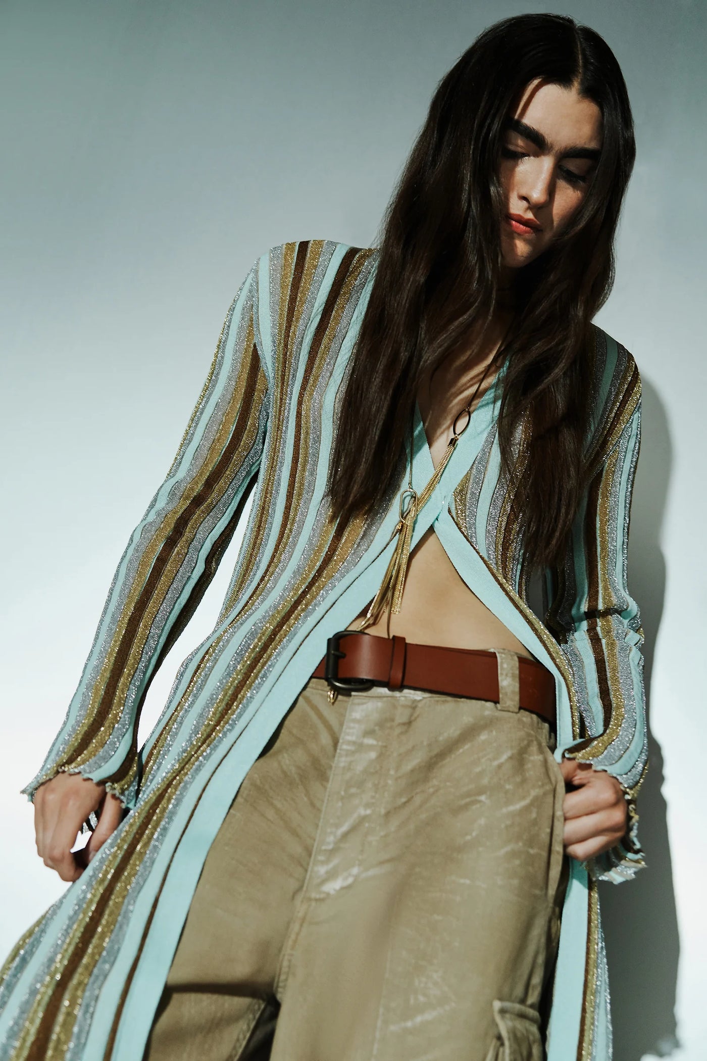 Circus Hotel langer Cardigan Donna