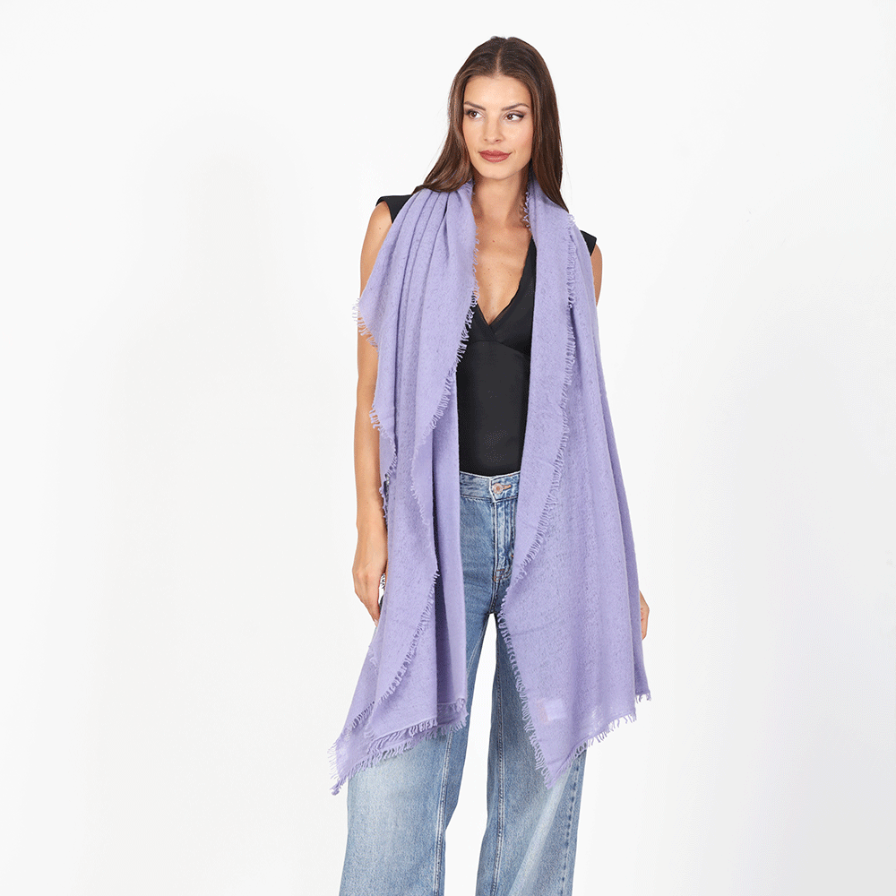 Mala Alisha Kaschmirschal Lilac