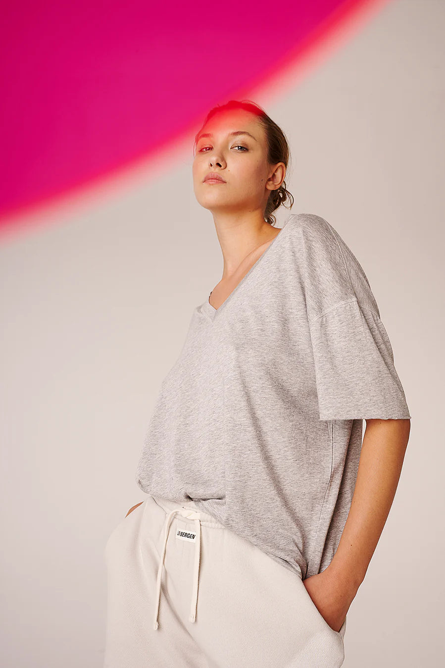 Liv Bergen Shorts Kora Bleached grau