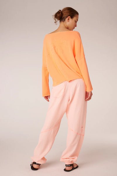 Liv Bergen Sweater Toulon Organic neon orange