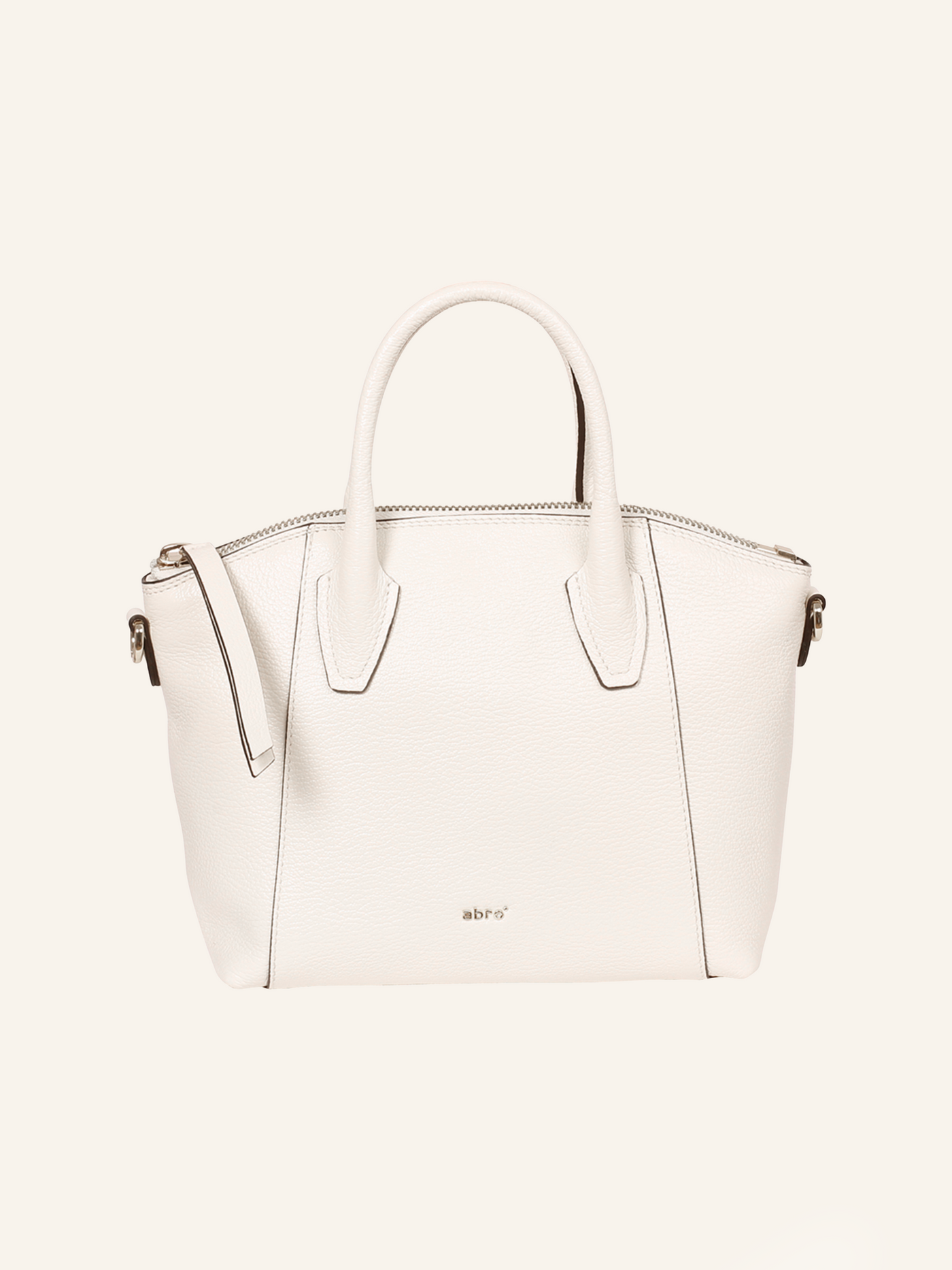 Abro Tasche IVY Medium Cream/Nickel