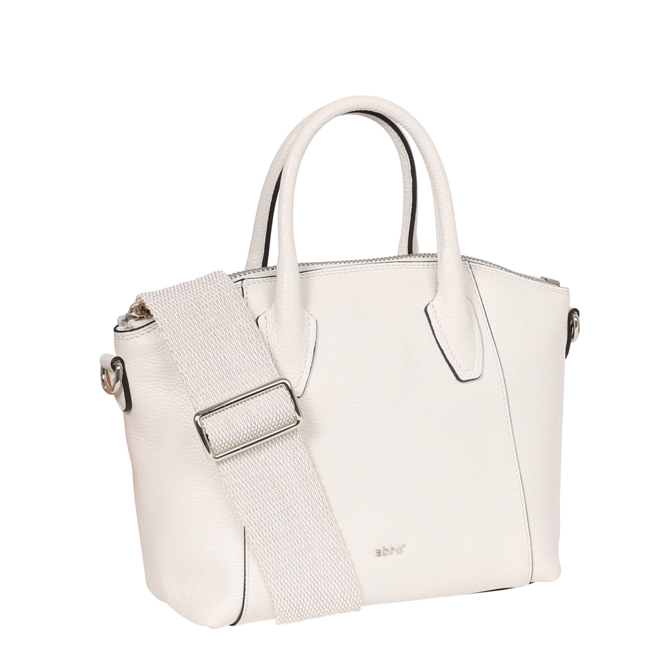 Abro Tasche IVY Medium Cream/Nickel