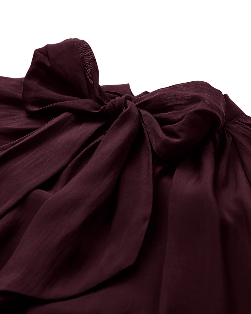Copenhagen Muse Bluse mit Schleifendetail CMTILLY