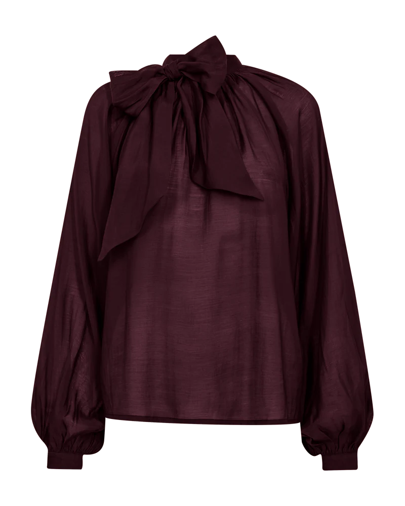 Copenhagen Muse Bluse mit Schleifendetail CMTILLY