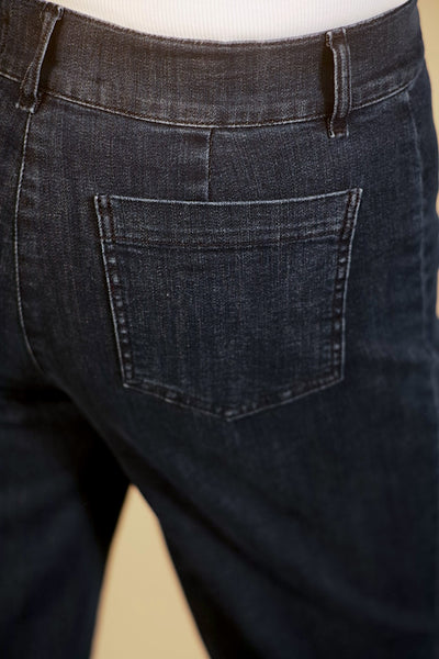 Sem per Lei Jeans mit weitem Bein