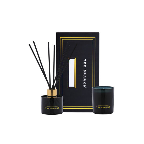 Ted Sparks Duftkerze und Diffuser Geschenkset Wild Rose & Jasmin