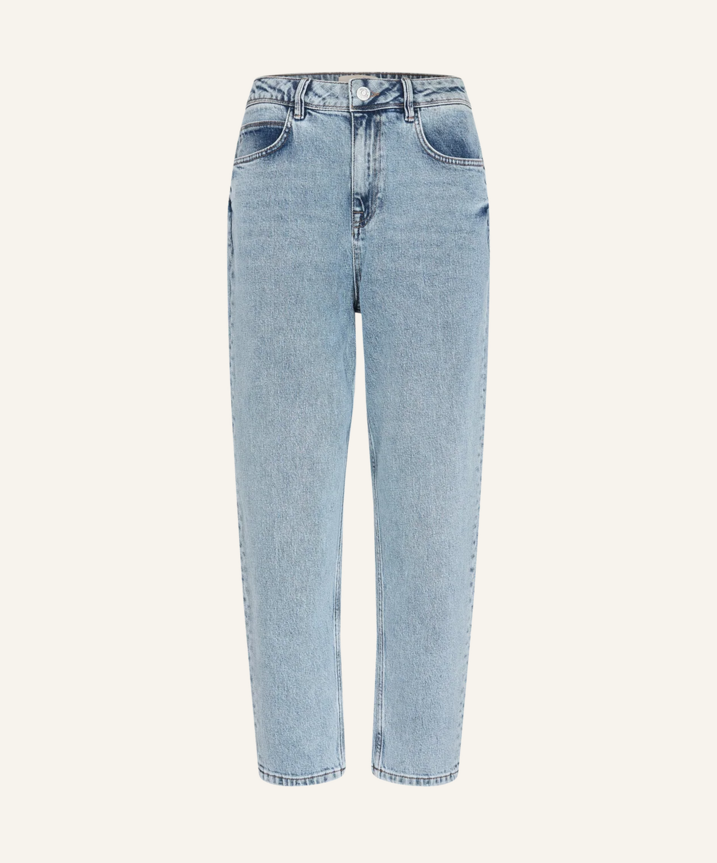 Mos Mosh Basya Modra Mom-Jeans