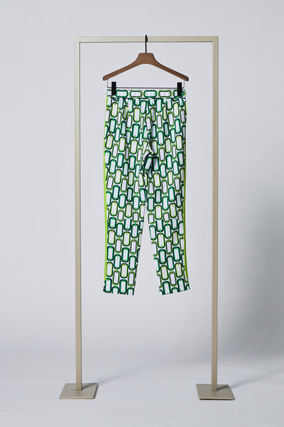 Herzen's Angelegenheit fließende Hose mit Kettenprint