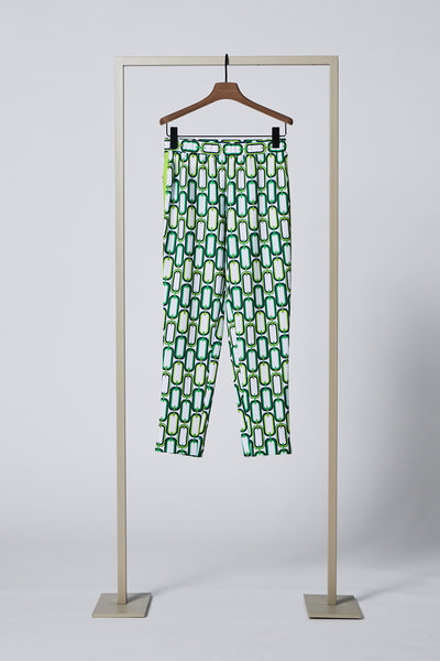 Herzen's Angelegenheit fließende Hose mit Kettenprint