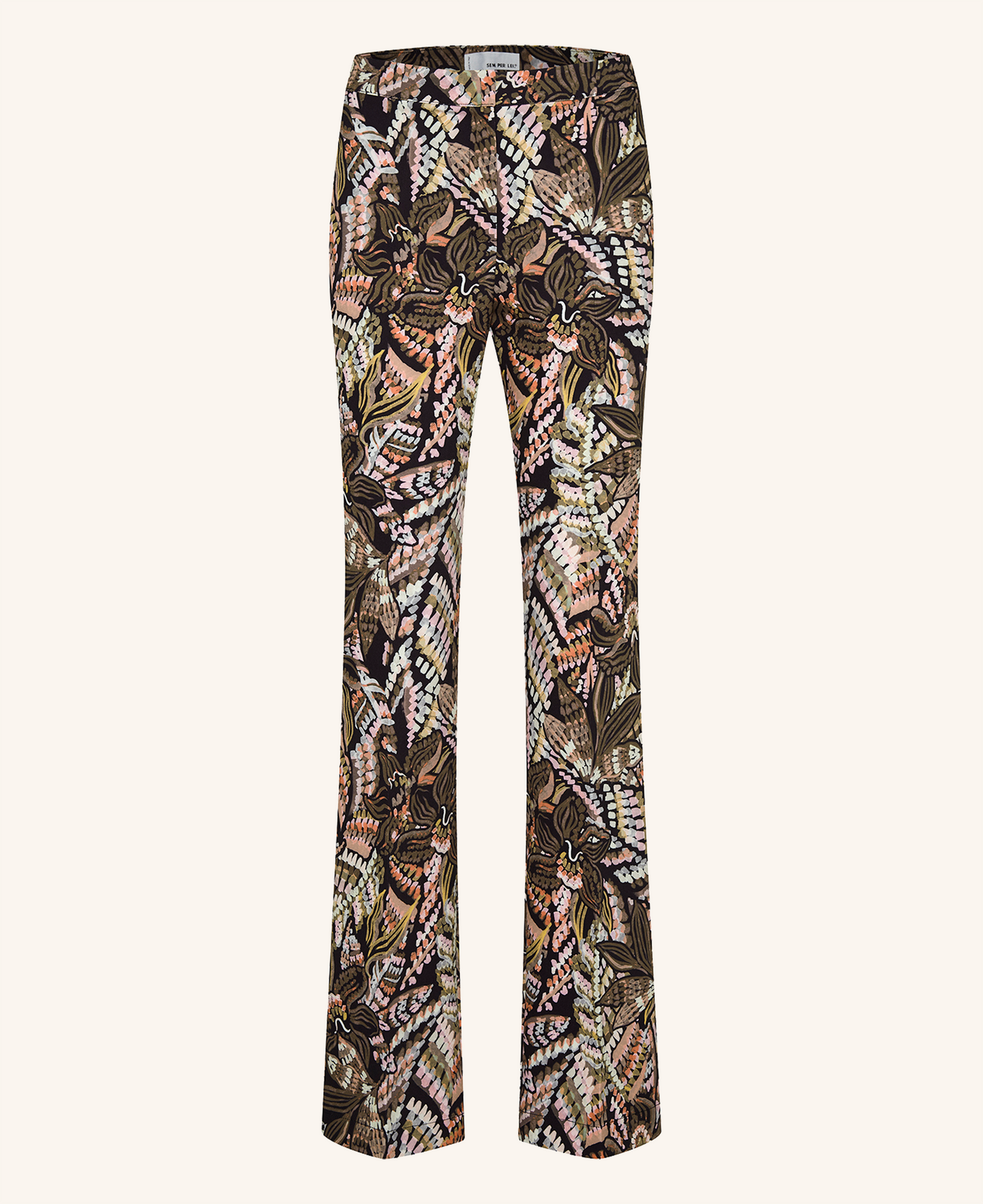 Sem Per Lei Hose mit floralem Muster