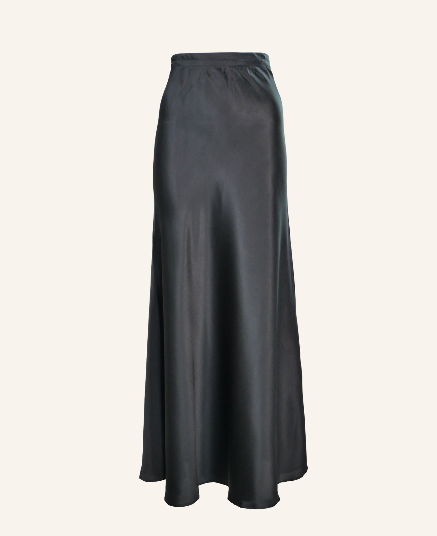 Charlotte Sparre Seidenrock Mermaid Skirt Solid Black